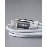 AUX- кабель MOXOM (MX-AX21) Lightning to 3.5mm белый