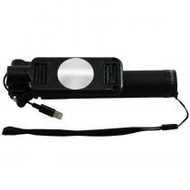 Набор для селфи Usams US-ZB014/Lightning with mirror (проводной) черный