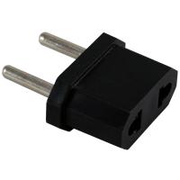 Сетевой переходник Евро черный