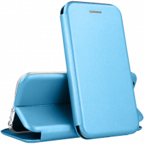 чехол-книга 360 для Meizu 15 Plus STANDARD голубой