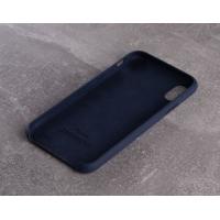 Силиконовый чехол SOFT Silicone Case для iPhone X/XS (HQ) (с лого) 09 midnight blue