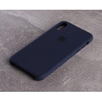 Силиконовый чехол SOFT Silicone Case для iPhone X/XS (HQ) (с лого) 09 midnight blue