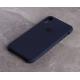 Силиконовый чехол SOFT Silicone Case для iPhone X/XS (HQ) (с лого) 09 midnight blue