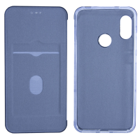 чехол-книга 360 для Samsung A920/A9 (2018) DELUXE темно-синий