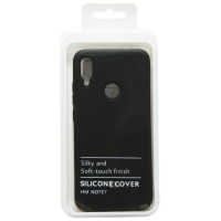 Силиконовый чехол SOFT Silicone Case для Xiaomi Redmi Note 6 Pro HQ (с логотипом) черный