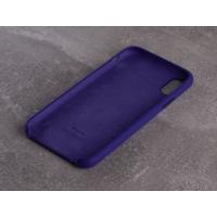 Силиконовый чехол SOFT Silicone Case для iPhone X/XS (HQ) (с лого) 02 ultra violet