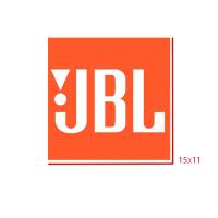 Наклейка JBL 15x11мм (бумага)