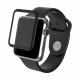 Защитное стекло для Apple Watch 2/3 series 3D FullGlue 38 mm черный