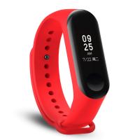 Ремешок для Mi Band 3/4 COLORS красный