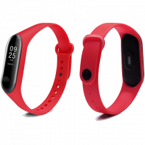 Ремешок для Mi Band 3/4 COLORS красный