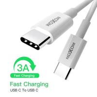USB cable MOXOM Type-C to Type-C (CC-71A) белый