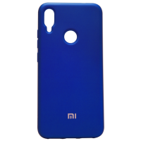 Силиконовый чехол SOFT Silicone Case для Realme XT (с логотипом) синий