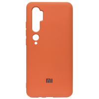 Силиконовый чехол SOFT Silicone Case для Xiaomi Redmi K30/Poco X2 HQ (с логотипом) оранжевый