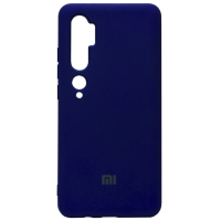 Силиконовый чехол SOFT Silicone Case для Xiaomi Redmi K30/Poco X2 HQ (с логотипом) темно-синий