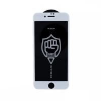Защитное стекло MOXOM FS для iPhone 7 Plus / iPhone 8 Plus белый