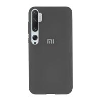 Силиконовый чехол SOFT Silicone Case для Xiaomi Mi 10 HQ (с логотипом) серый