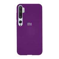 Силиконовый чехол SOFT Silicone Case для Xiaomi Mi 10 HQ (с логотипом) фиолетовый