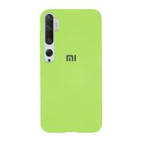 Силиконовый чехол SOFT Silicone Case для Xiaomi Mi 10 HQ (с логотипом) зеленый
