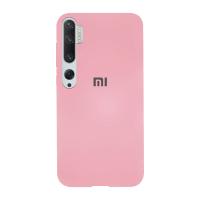 Силиконовый чехол SOFT Silicone Case для Xiaomi Mi 10 HQ (с логотипом) розовый