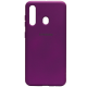 Силиконовый чехол SOFT Silicone Case для Huawei P Smart Pro HQ (с логотипом) фиолетовый