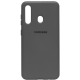 Силиконовый чехол SOFT Silicone Case для Huawei P Smart Pro HQ (с логотипом) серый