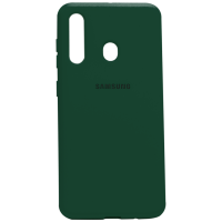Силиконовый чехол SOFT Silicone Case для Huawei P40 Pro HQ (с логотипом) темно-зеленый