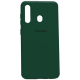 Силиконовый чехол SOFT Silicone Case для Huawei P40 Pro HQ (с логотипом) темно-зеленый
