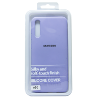 Силиконовый чехол SOFT Silicone Case для Xiaomi Mi 10 Pro HQ (с логотипом) фиалковый