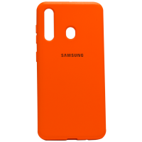 Силиконовый чехол SOFT Silicone Case для Huawei P Smart Pro HQ (с логотипом) оранжевый