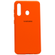 Силиконовый чехол SOFT Silicone Case для Huawei P Smart Pro HQ (с логотипом) оранжевый