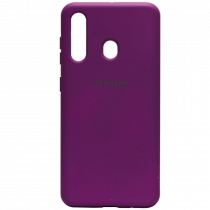 Силиконовый чехол SOFT Silicone Case для Huawei Y5P HQ (с логотипом) сиреневый