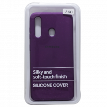 Силиконовый чехол SOFT Silicone Case для Huawei Y6P HQ (с логотипом) сиреневый