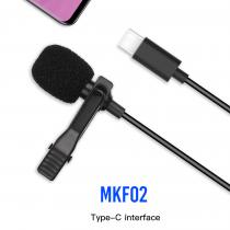 Микрофон проводной XO MKF02 Type-C черный