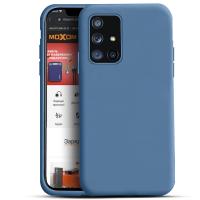 Силиконовый чехол SOFT Silicone Case для Samsung A01 Core/M01 Core (без лого) синий