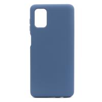 Силиконовый чехол SOFT Silicone Case для Samsung M51 (без лого) темно-синий