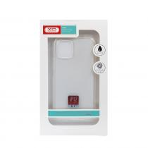 Силиконовый чехол XO K01 для iPhone 12 mini (anti-fall w/rope hole/skid) прозрачный