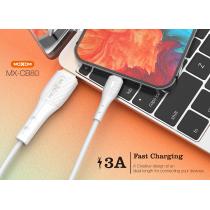 USB cable MOXOM Lightning (MX-CB80) 30cm белый