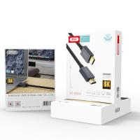 HDMI-кабель XO (GB001) 1,5M HDMI to HDMI 8K алюминиевый корпус черный