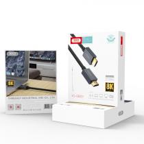 HDMI-кабель XO (GB001) 5M HDMI to HDMI 8K алюминиевый корпус черный