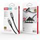 USB cable XO Type-C to Lightning (NB-Q180A) 20W/ 1M черный