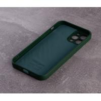 Силиконовый чехол SOFT Silicone Case для iPhone 12 Pro Max (без лого) темно-зеленый