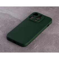 Силиконовый чехол SOFT Silicone Case для iPhone 13 Pro (без лого) темно-зеленый