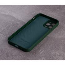 Силиконовый чехол SOFT Silicone Case для iPhone 12 Pro (без лого) темно-зеленый