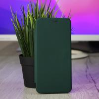 чехол-книга 360 MATTE Xiaomi Redmi 10 темно-зеленый
