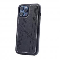 Чехол из искусственной кожи HDD NAPPA (HBC-032) для iPhone 13 Pro Max черный