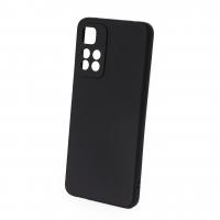 Силиконовый чехол SOFT Silicone Case для Xiaomi Redmi Note 11 Pro+/11i/11i Hypercharge (без лого) черный