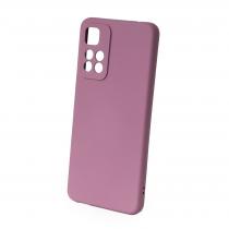 Силиконовый чехол SOFT Silicone Case для Xiaomi Redmi Note 11 Pro+/11i/11i Hypercharge (без лого) лаванда