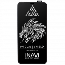 Защитное стекло (NP) FullGlue для iPhone 13 Pro Max / iPhone 14 Plus INAVI PREMIUM черный
