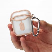 Чехол для Airpods 1/2 CIRCUIT кремовый