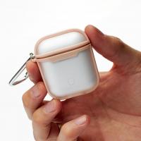 Чехол для Airpods 1/2 CIRCUIT кремовый